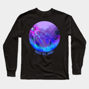 Angler fish, Electronic, Music, Party, Festival Long Sleeve T-Shirt